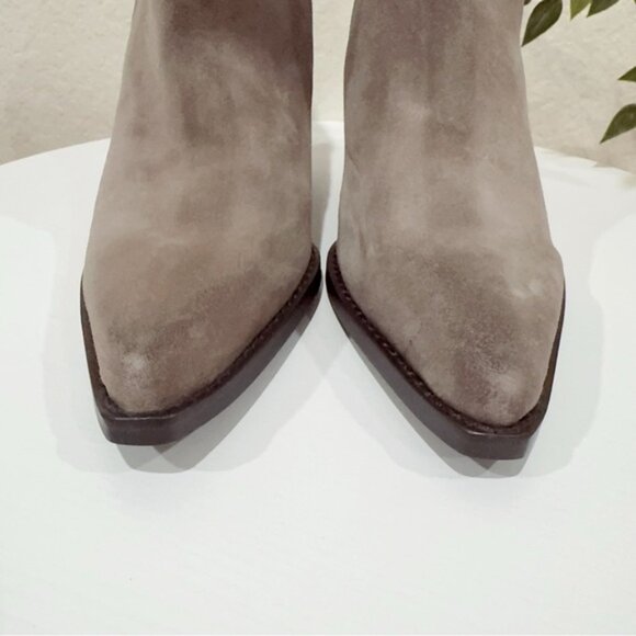 NIB Sam Edelman Womens Jane Taupe Ankle Boots Shoes - Picture 4 of 10